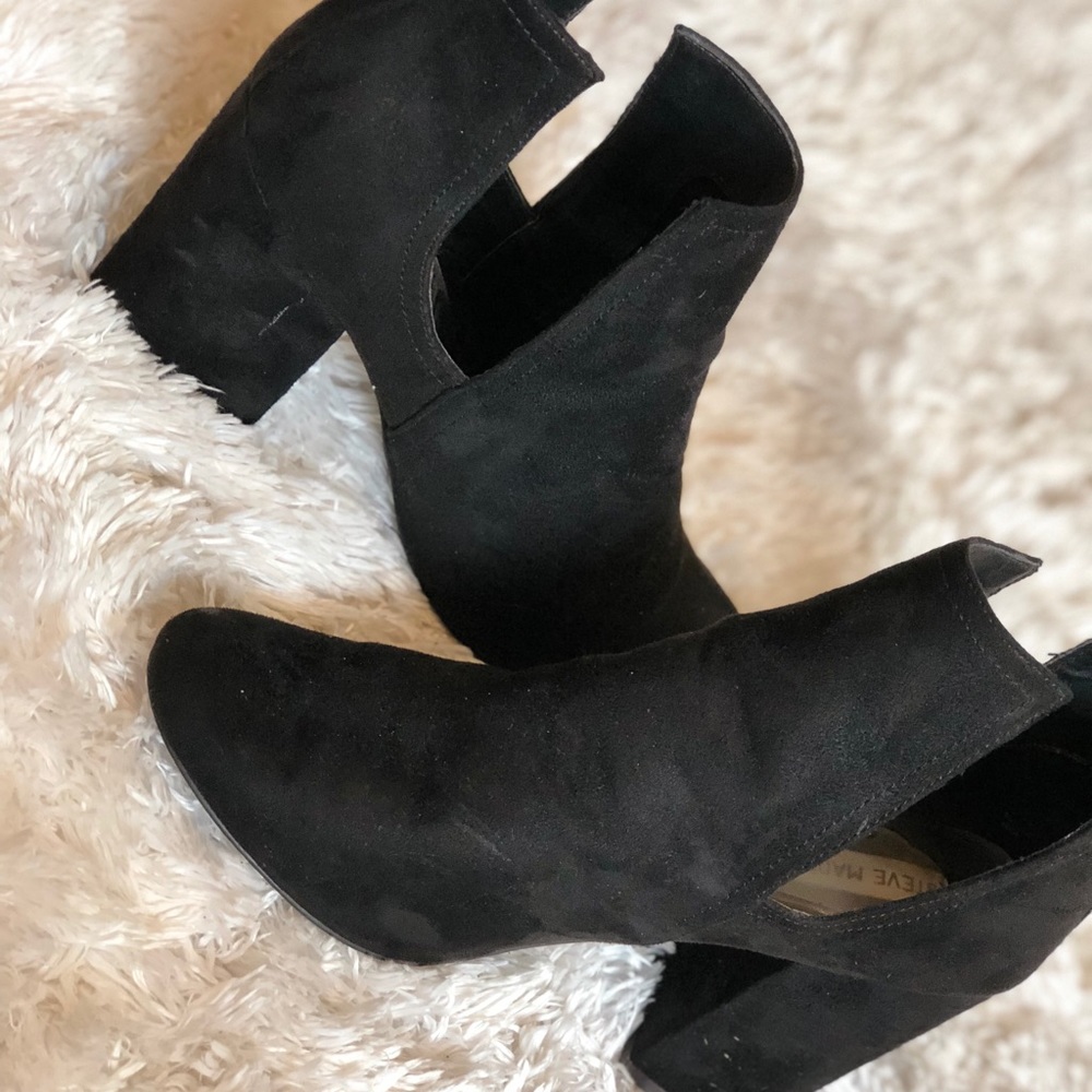 Steve Madden Black Booties